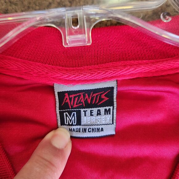 Mens Atlantis Ohio State Buckeyes OSU Football Team Jersey Red Sz M 100% Poly - Picture 4 of 11